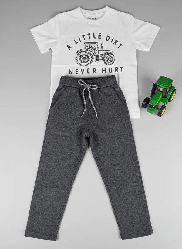 Todddler Tractor Outfit Set For Boy