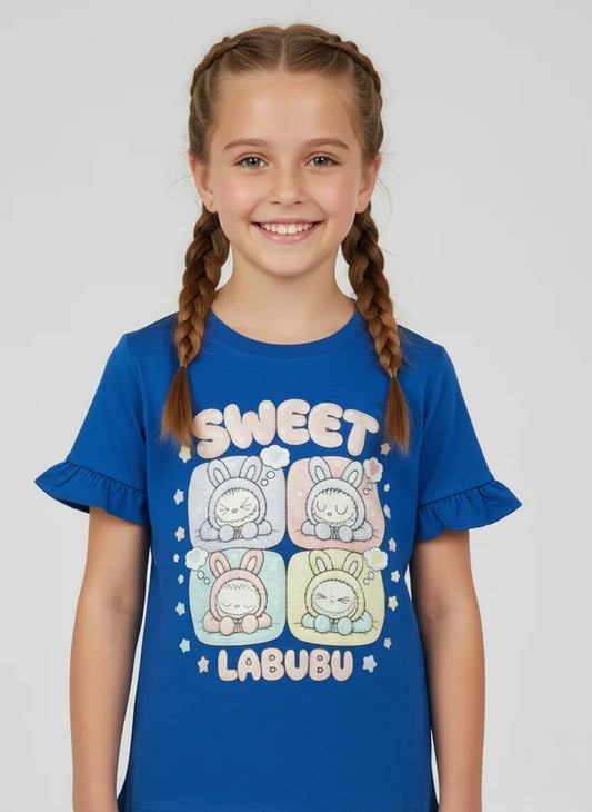 Girls Sweet Labubu&nbsp;graphic T-Shirt