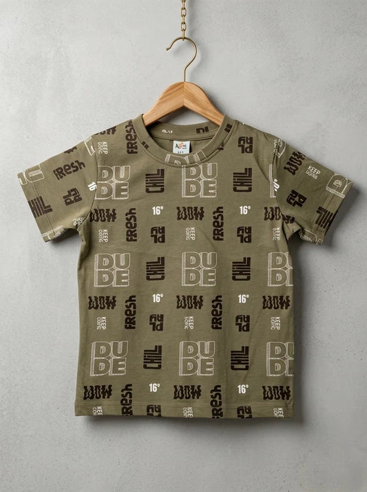Boy's Best Quality Printed T-Shirt