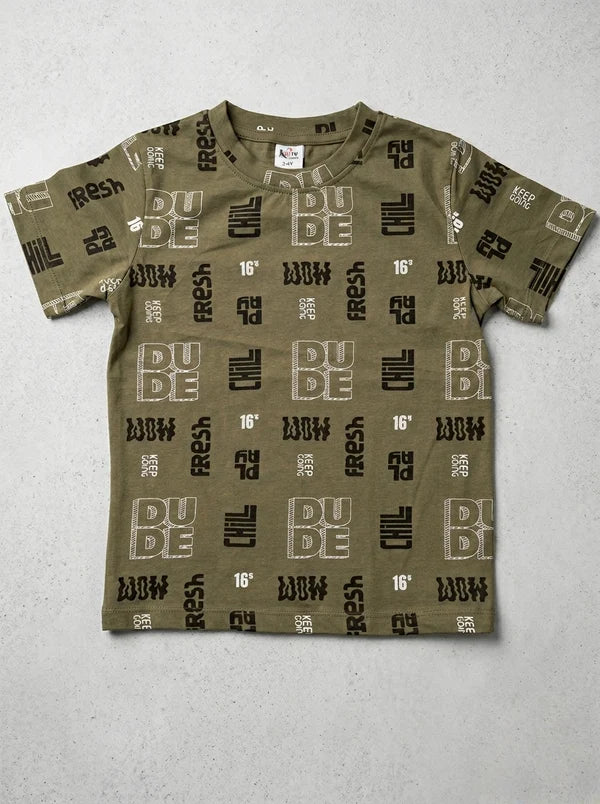 Boy's Best Quality Printed T-Shirt