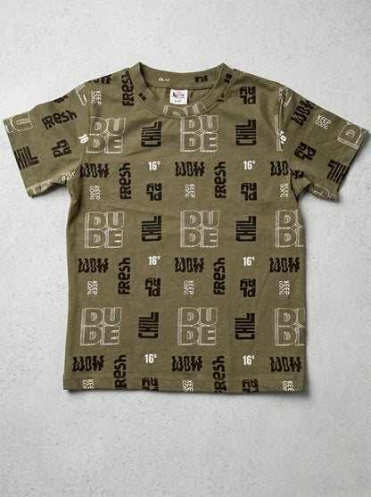 Boy's Best Quality Printed T-Shirt