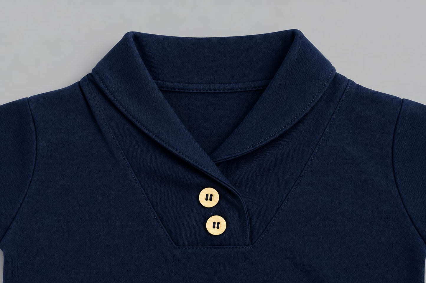 Premium Baby Romper | Stylish Collar & Snap Closure | 43% OFF